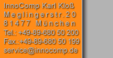 Senden Sie uns eine EMail
